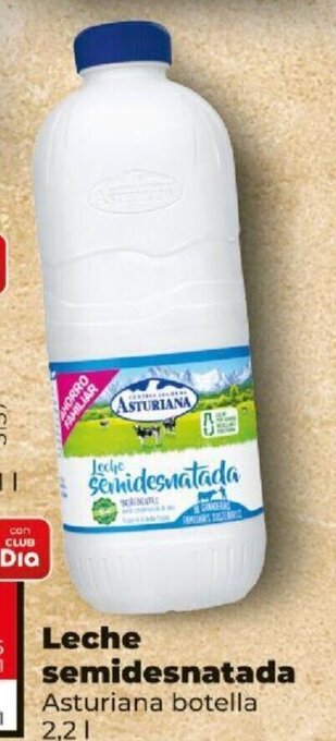 Dia Leche semidesnatada oferta