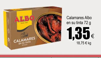 FROIZ Calamares Albo en su tinta 72 g oferta