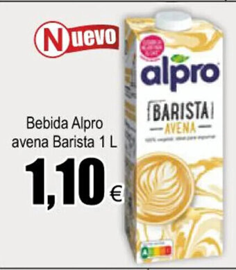 FROIZ Bebida Alpro Avena Barista 1L oferta