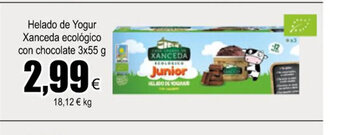 FROIZ Helado de Yogur Xanceda Ecológico Con Chocolate 3x55g oferta