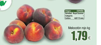FROIZ Melocotón Rojo kg oferta