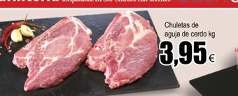 FROIZ Chuletas de Aguja de Cerdo kg oferta
