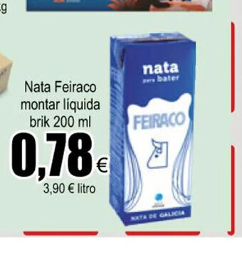 FROIZ Nata Feiraco Montar Liquida Brik 200ml oferta
