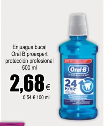 FROIZ Enjuague Bucal Oral B Proexpert Protección Profesional 500ml oferta