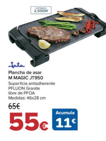 Carrefour Plancha de Asar M Magic JT950 oferta