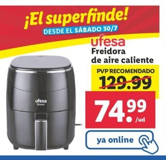 Lidl Ufesa Freidora de Aire Caliente oferta