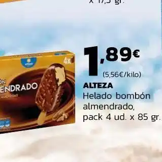 Supermercados Lupa Helado oferta