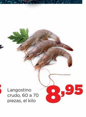 Alimerka Langostino crudo 60 a 70 piezas el kilo oferta
