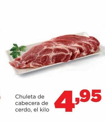Alimerka Chuleta de cabecera de cerdo el kilo oferta