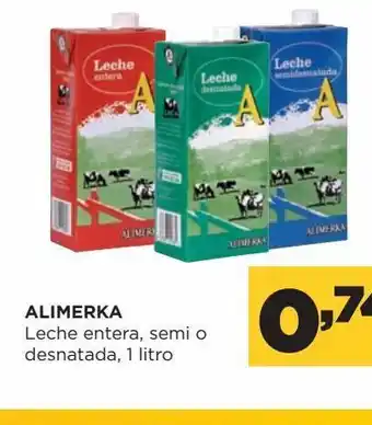 Alimerka Leche entera alimerka 1 litro oferta