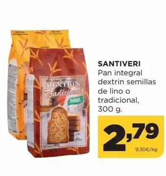 Alimerka Pan integral santiveri 300g oferta