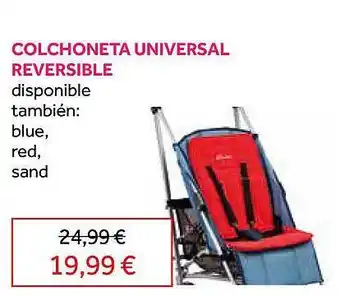 Colchoneta universal reversible