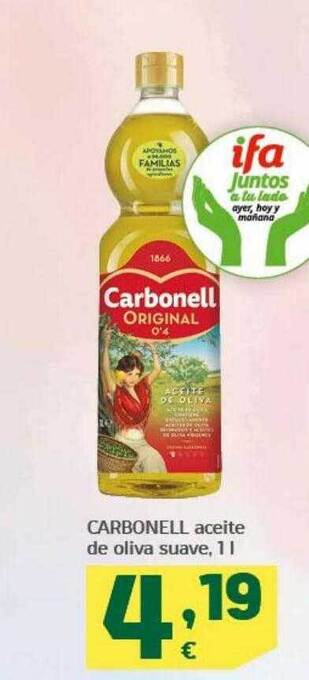 HiperDino Carbonell aceite de oliva suave oferta