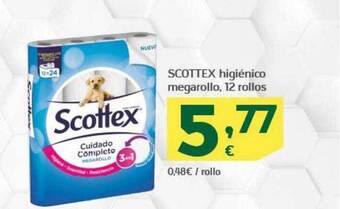 HiperDino Scottex higiénico megarollo oferta