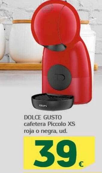 HiperDino Dolce gusto cafetera piccolo xs roja o negra oferta