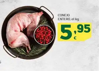 HiperDino Conejo entero oferta