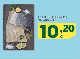 HiperDino Filete de fogonero salado oferta