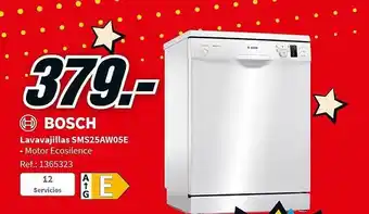 MediaMarkt Bosch lavavajillas sms25aw05e oferta