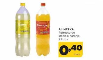 Alimerka Alimerka refresco de limón o naranja oferta