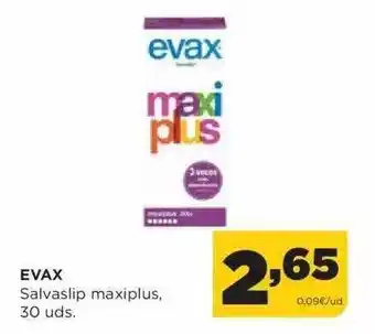Alimerka Evax salvaslip maxiplus oferta