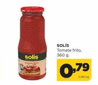 Alimerka Solís tomate frito oferta
