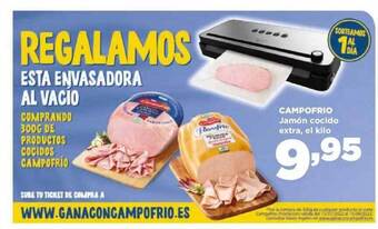 Alimerka Campofrio jamón cocido extra oferta