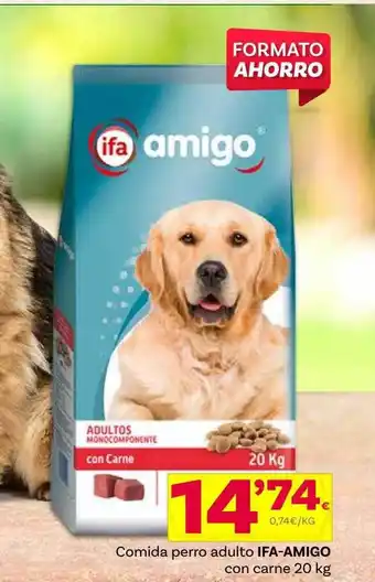 Supermercados Dani Comida perro adulto ifa-amigo con carne oferta