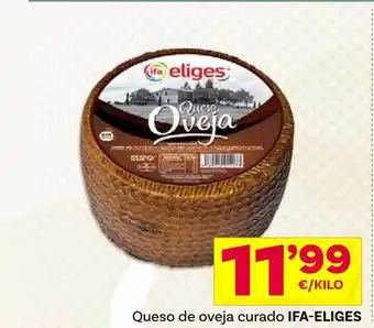Supermercados Dani Queso de oveja curado ifa eliges oferta