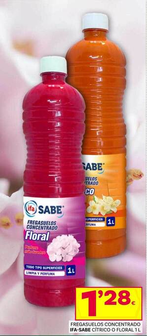 Supermercados Dani Fregasuelos concentrado ifa-sabe citrico o floral oferta