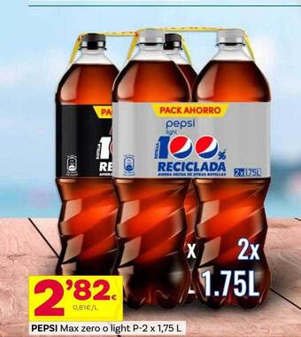 Supermercados Dani Pepsi max zero o light oferta