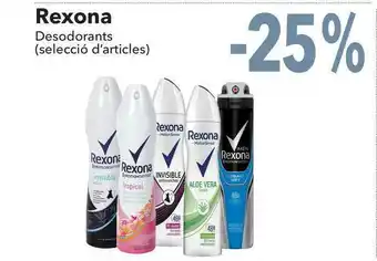 Clarel Rexona Desodorants oferta