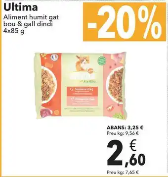 Clarel Ultima Aliment Humit Gat Bou & Gall Dindi oferta