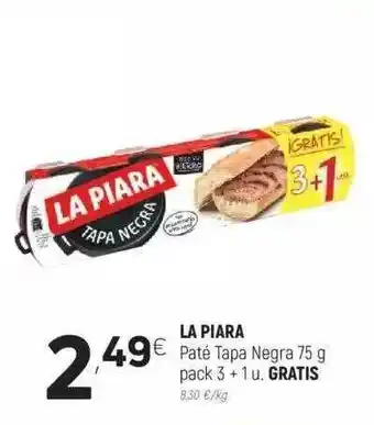 Coviran La Piara Paté Tapa Negra 75 G oferta