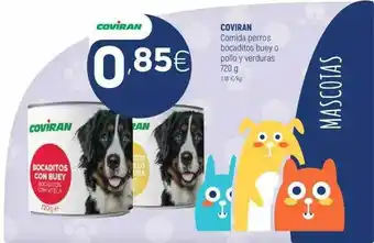 Coviran Coviran Comida Perros Bocaditos Buey O Pollo Y Verduras 720 G oferta