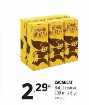 Coviran Cacaolat Batido Cacao 200 ML oferta