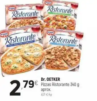 Coviran Dr. Oetker Pizzas Ristorante 340 G oferta