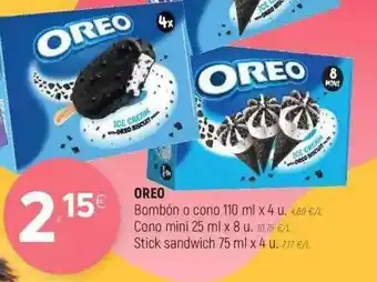 Coviran Oreo Bombón O Cono, Cono Mini O Stick Sandwich oferta