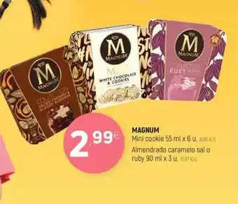 Coviran Magnum Mini Cookie 55 ML, Almendrado Caramelo Sal O Ruby 90 ML oferta