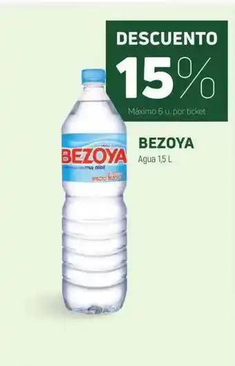 Coviran Bezoya Agua 1,5 L 15% Descuento oferta