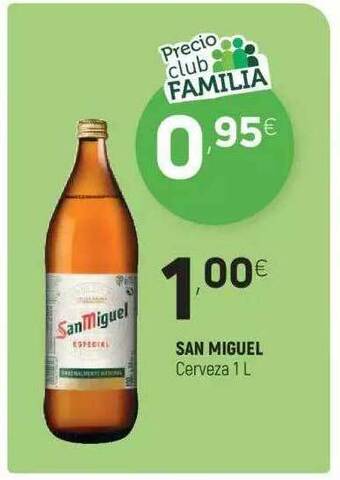 Coviran San Miguel Cerveza 1L oferta