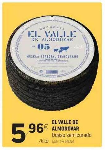Coviran El Valle De Almodovar Queso Semicurado oferta