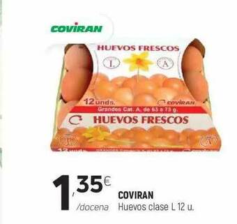 Coviran Coviran Huevos Clase L 12 U. oferta