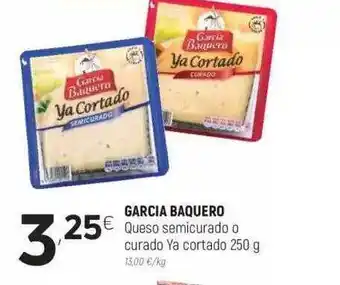 Coviran Garcia Baquero Queso Semicurado O Curado Ya Cortado 250 G oferta