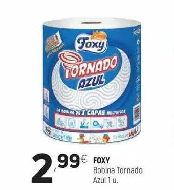 Coviran Foxy Bobina Tornado Azul 1 U. oferta