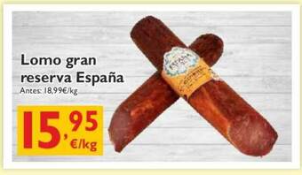 Cash Ecofamilia Lomo Gran Reserva España oferta