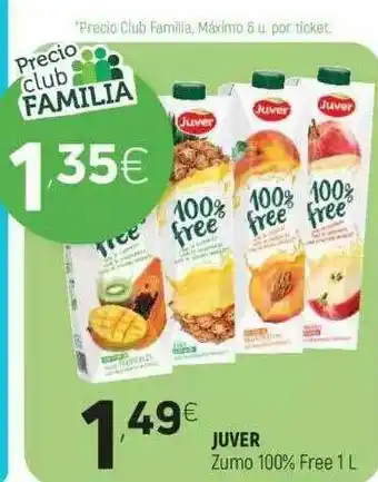 Coviran Juver Zumo 100% Free 1L oferta