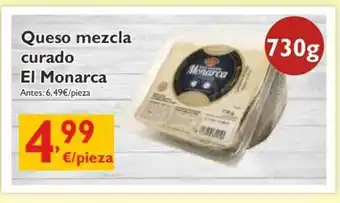 Supermercados La Despensa Queso Mezcla Curado El Monarca oferta