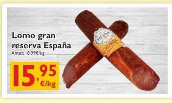 Supermercados La Despensa Lomo Gran Reserva España oferta