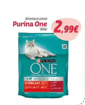 Plusfresc Alimentaciò Animal Purina One 800gr oferta