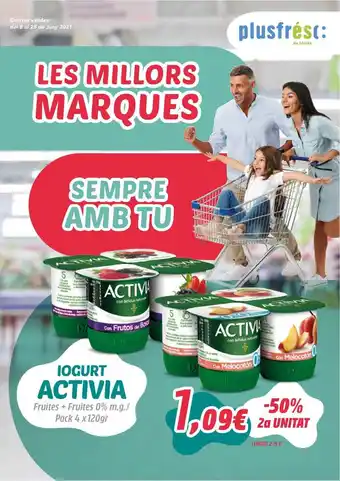 Plusfresc Iogurt Activia oferta